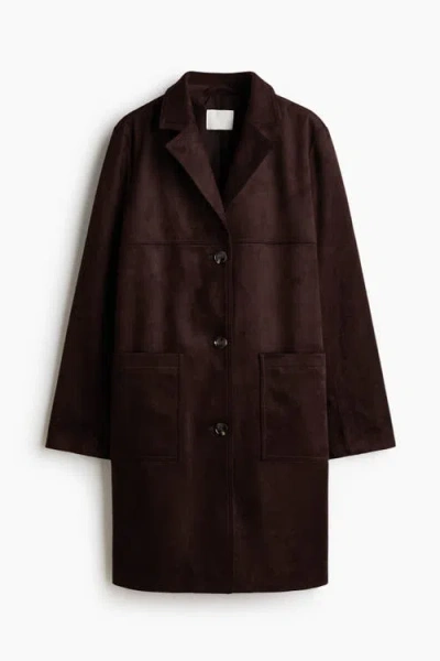 H&m Knee-length Coat In Brown