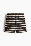 H&m Knit Pull-on Shorts In Multi