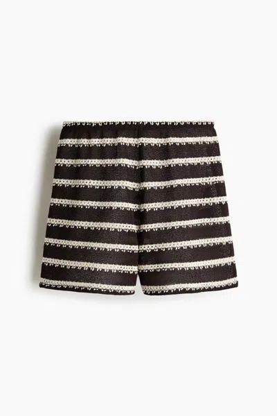 H&m Knit Pull-on Shorts In Multi