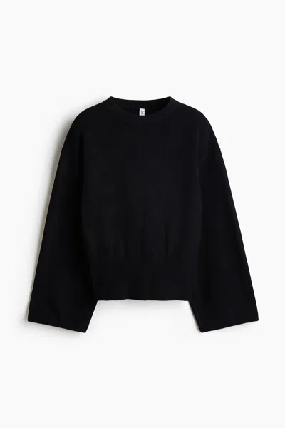 H&m Knit Sweater In Black