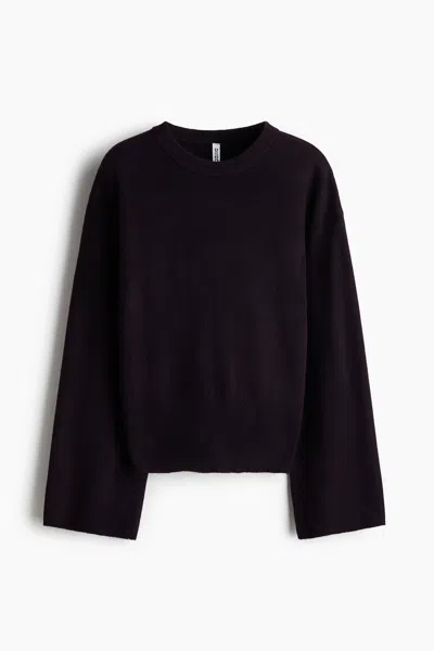 H&m Knit Sweater In Brown