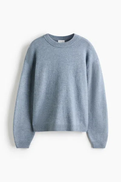 H&m Knit Sweater In Blue