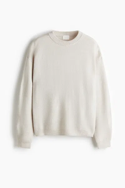 H&m Knit Sweater In Metallic