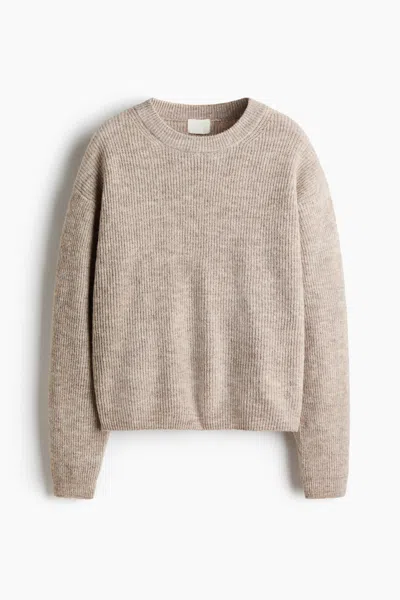 H&m Knit Sweater In Neutral