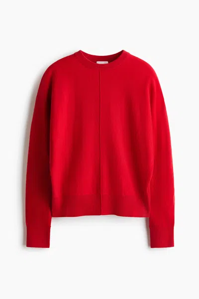 H&m Knit Sweater In Red