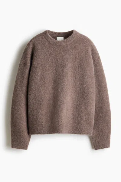 H&m Knit Sweater In Gray