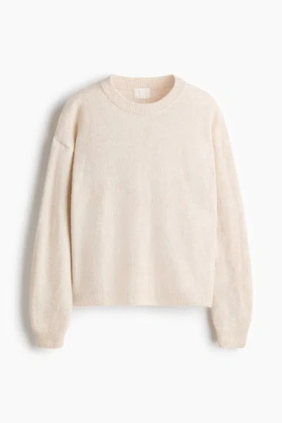 H&m Knit Sweater In White