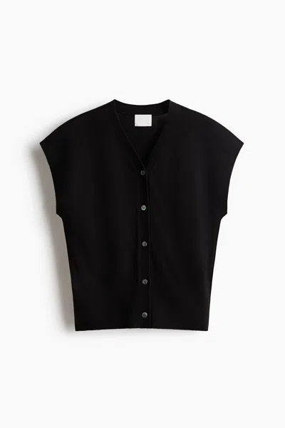 H&m Knit Vest In Blue