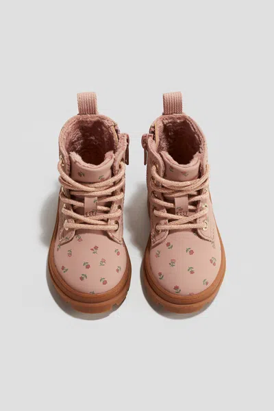 H&m Lace-up Boots In Multi