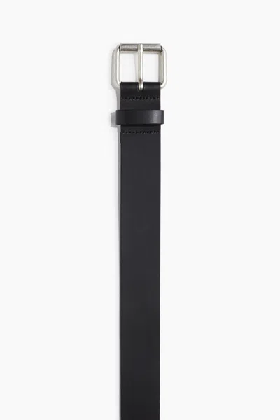 H&m Leather Belt In Black