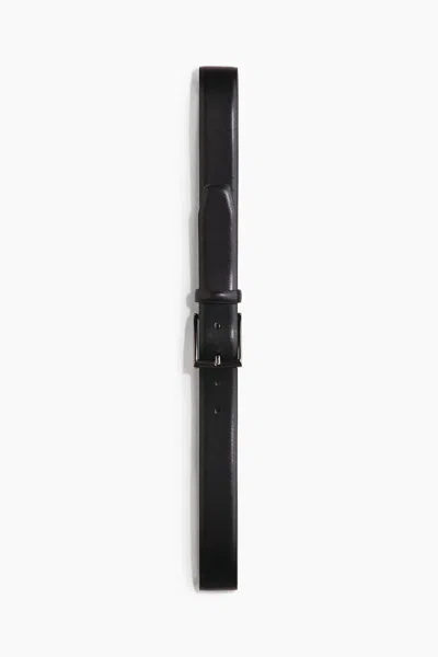 H&m Leather Belt In Black