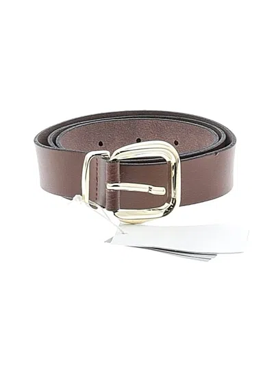 H&m Leather Belt In Brown