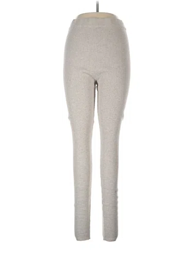 Pre-owned H&m Leggings In Gray