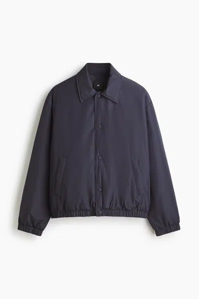 H&m Lightly Padded Jacket In Blue