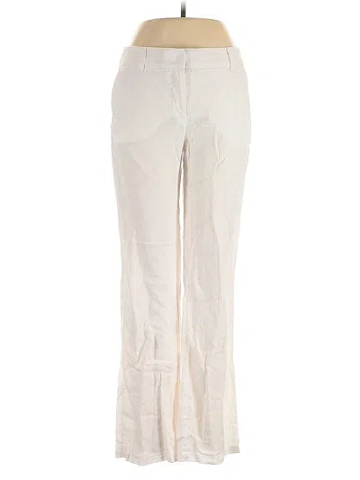 Pre-owned H&m Linen Pants In White