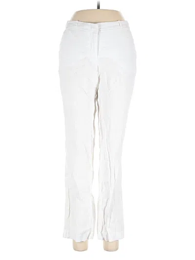 Pre-owned H&m Linen Pants In White