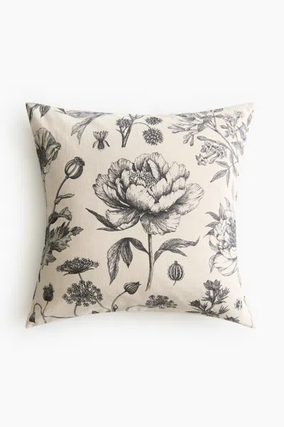 H&m Linen-blend Cushion Cover In Multi