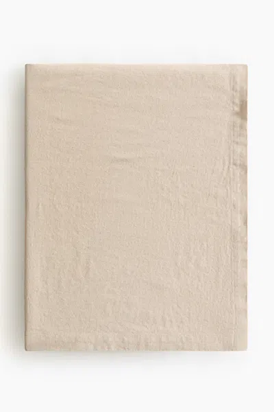 H&m Linen-blend Tablecloth In Neutral
