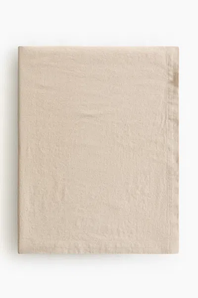 H&m Linen-blend Tablecloth In Brown