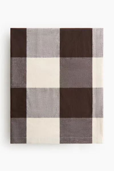 H&m Linen-blend Tablecloth In Brown