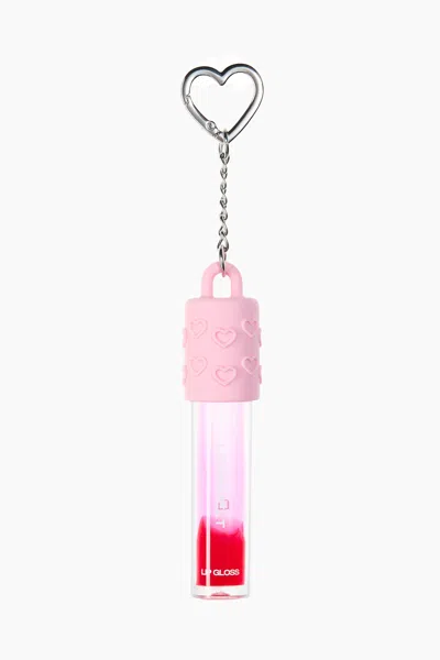 H&m Lip Gloss Key Ring In Pink