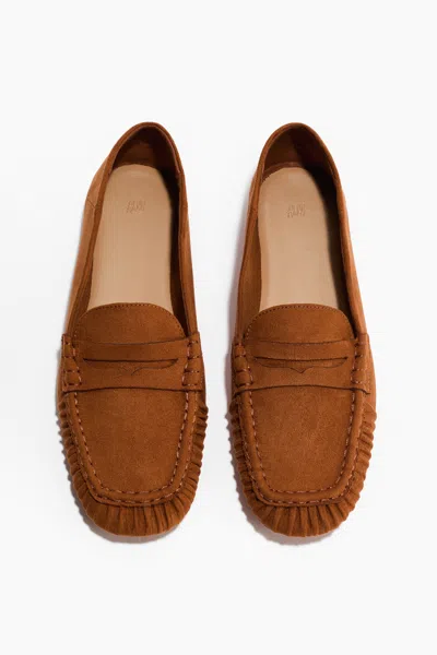 H&m Loafers In Orange