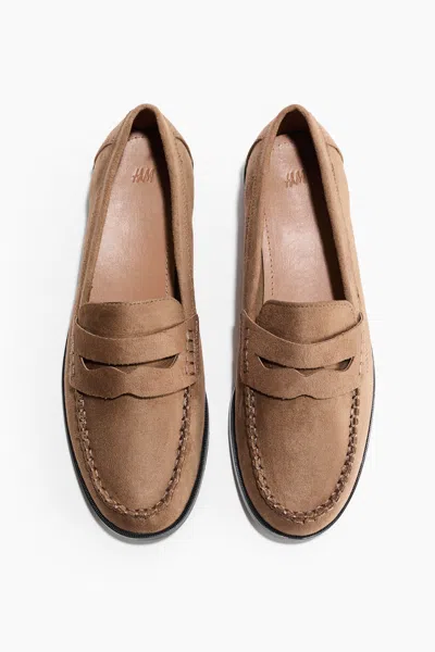 H&m Loafers In Brown