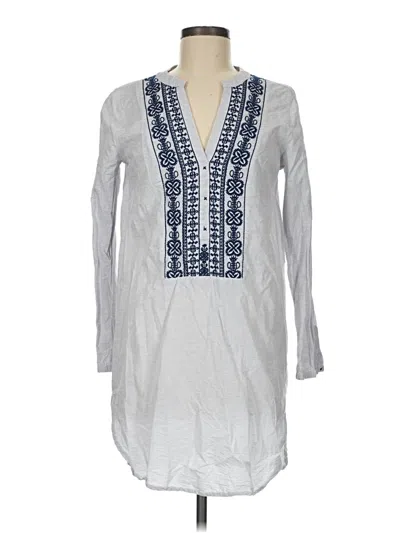 Pre-owned H&m L.o.g.g. 3/4 Sleeve Blouse In Silver