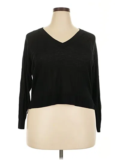 Pre-owned H&m L.o.g.g. 3/4 Sleeve T-shirt In Black