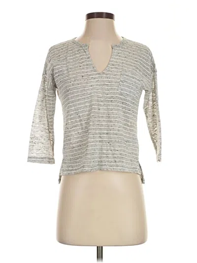 Pre-owned H&m L.o.g.g. 3/4 Sleeve T-shirt In Silver