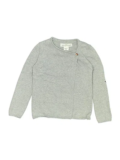 Pre-owned H&m L.o.g.g. Kids' Cardigan Sweater In Gray