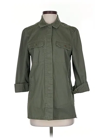 Pre-owned H&m L.o.g.g. Cardigan Sweater In Green