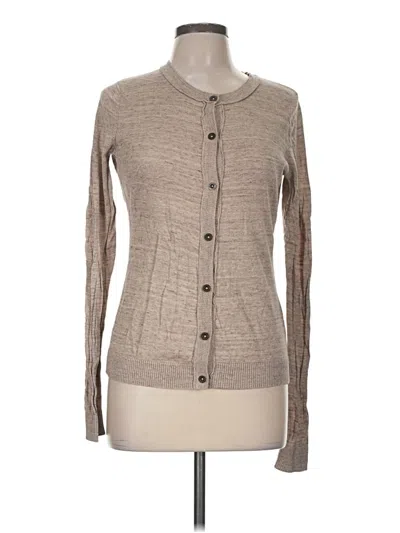 Pre-owned H&m L.o.g.g. Cardigan Sweater In Tan