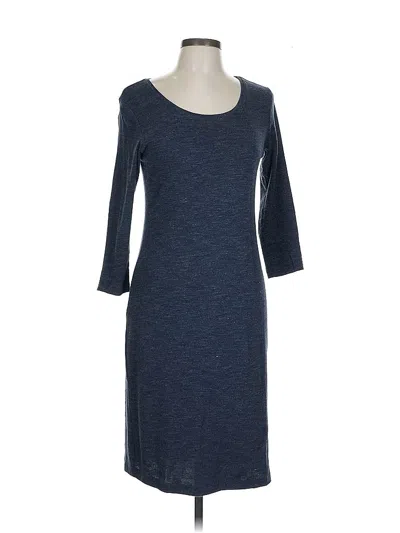 Pre-owned H&m L.o.g.g. Casual Dress In Blue