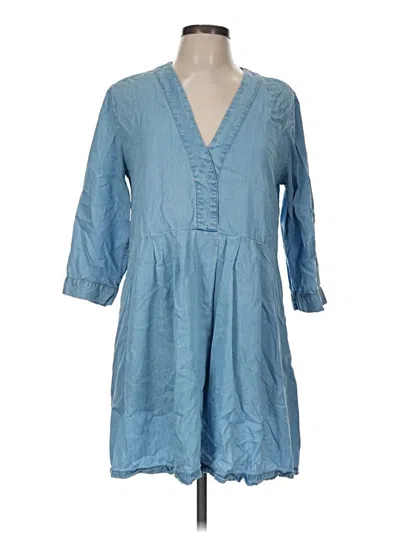 Pre-owned H&m L.o.g.g. Casual Dress In Blue