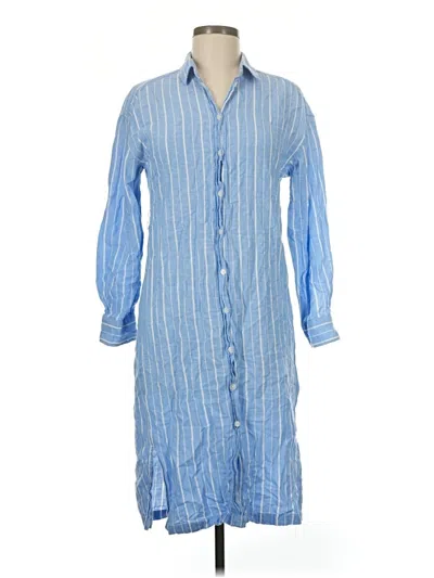 Pre-owned H&m L.o.g.g. Casual Dress In Blue