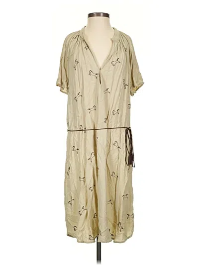 Pre-owned H&m L.o.g.g. Casual Dress In Brown