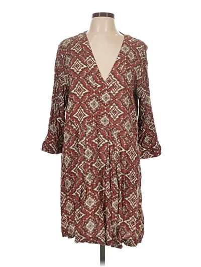 Pre-owned H&m L.o.g.g. Casual Dress In Brown