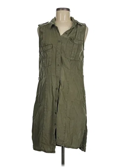 Pre-owned H&m L.o.g.g. Casual Dress In Green