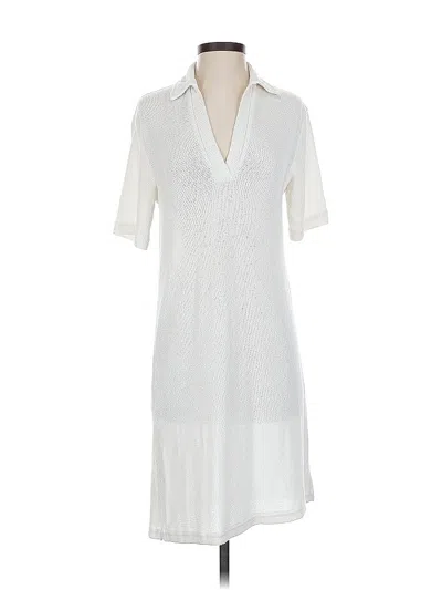 Pre-owned H&m L.o.g.g. Casual Dress In White
