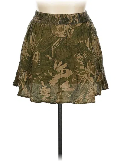 Pre-owned H&m L.o.g.g. Casual Skirt In Green