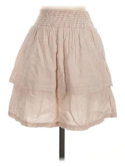 Pre-owned H&m L.o.g.g. Casual Skirt In Tan