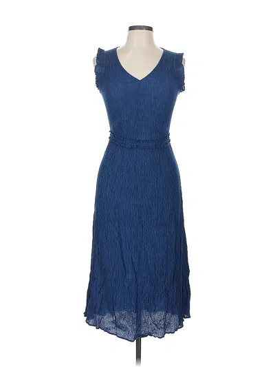Pre-owned H&m L.o.g.g. Cocktail Dress In Blue