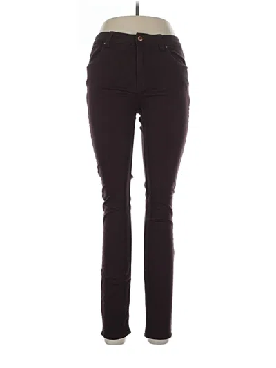 Pre-owned H&m L.o.g.g. Jeggings In Burgundy