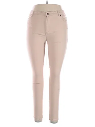 Pre-owned H&m L.o.g.g. Jeggings In Tan
