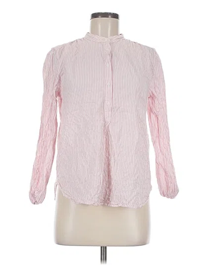 Pre-owned H&m L.o.g.g. Long Sleeve Blouse In Pink