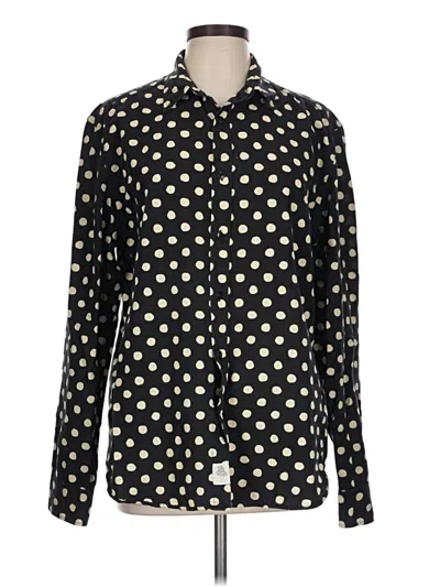 Pre-owned H&m L.o.g.g. Long Sleeve Button Down Shirt In Black