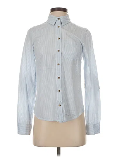 Pre-owned H&m L.o.g.g. Long Sleeve Button Down Shirt In Blue