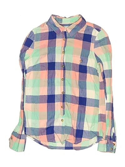 Pre-owned H&m L.o.g.g. Kids' Long Sleeve Button Down Shirt In Blue