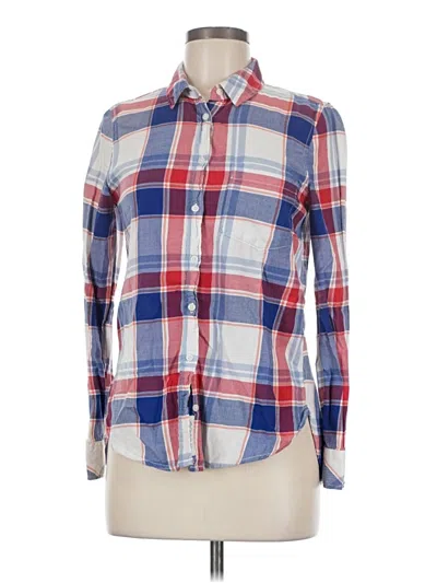 Pre-owned H&m L.o.g.g. Long Sleeve Button Down Shirt In Blue